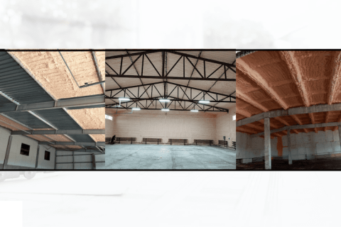 Утеплення складів поліуретановим утеплювачем Polynor